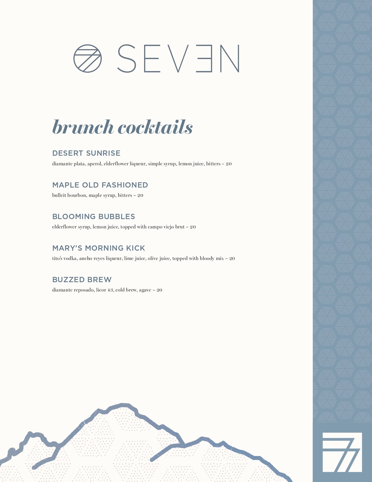 Seven brunch menu page 0002 min